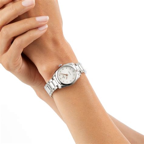 omega 2 tone ladies watch|omega seamaster aqua terra ladies.